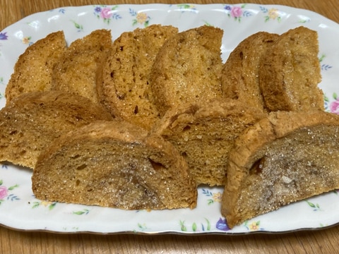 (非常食)パンの缶詰めリメイク　ラスク